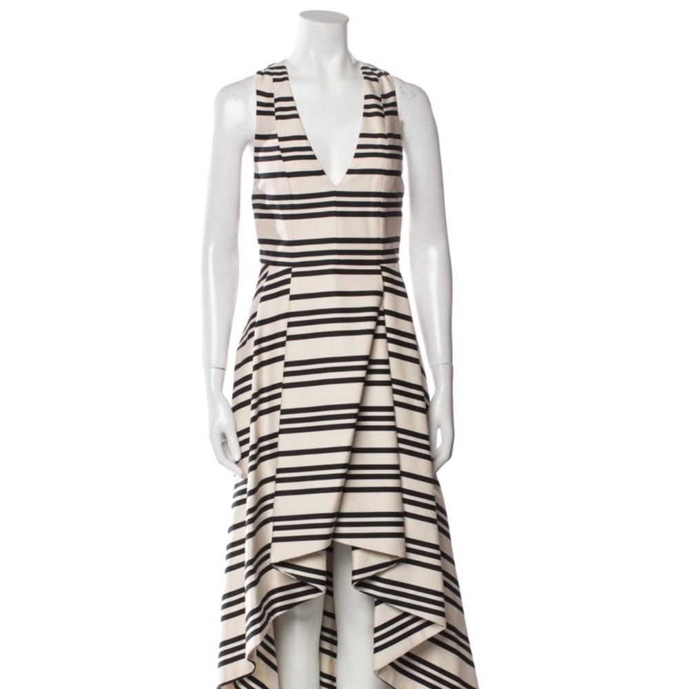 Alice and Olivia High Low Striped Dress